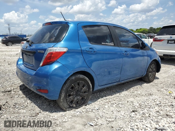 2012 Toyota Yaris L z VIN JTDKTUD35CD504228, wystawiony jako Copart lot #58016035 z przebiegiem 192 105 mil mil oraz Czysty tytuł • Clean title. Historia ofert i sprzedaży dostępna na DreamBid. Obrazek 3.