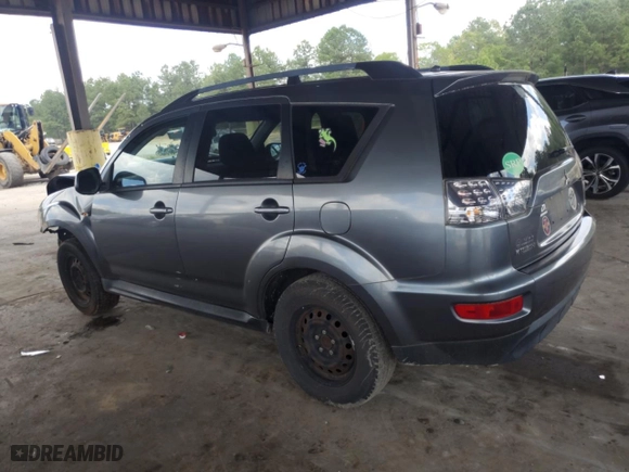 2012 Mitsubishi Outlander ES with VIN JA4AS2AW1CU011755, listed as a Copart auction lot 54343794 with 190,269 mi miles and Salvage Title. Bid and sale history available at carsss.com. Image 2.