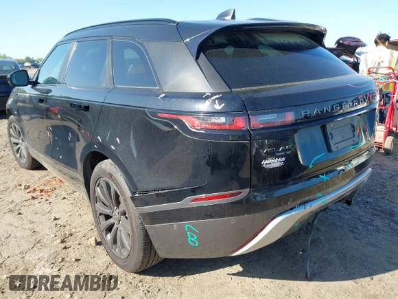 2019 Land Rover Range Rover Velar R-Dynamic SE with VIN SALYL2EX7KA784128, listed as a IAAI auction lot 41929807 with 62,401 mi miles. Bid and sale history available at carsss.com. Image 3.