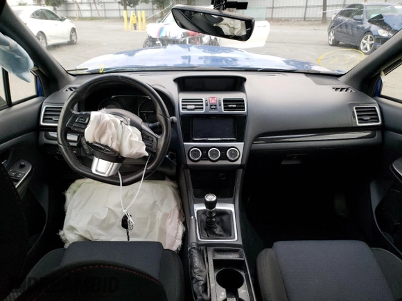 2017 Subaru WRX with VIN JF1VA1B66H9824642, listed as a Copart auction lot 37535783 with 66,238 mi miles. Bid and sale history available at carsss.com. Image 8.