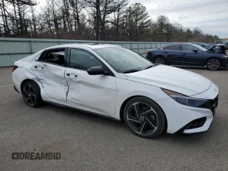 2023 Hyundai Elantra N Line z VIN KMHLR4AF2PU400167, wystawiony jako Copart lot #52502195 z przebiegiem 35 397 mil mil oraz Szkoda całkowita • Salvage title. Historia ofert i sprzedaży dostępna na DreamBid. Obrazek 4.
