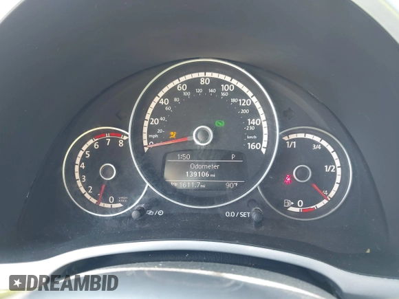 2014 Volkswagen Beetle 2.5L with VIN 3VWJX7AT7EM608634, listed as a IAAI auction lot 41783090 with 139,106 mi miles and . Bid and sale history available at DreamBid. Image 7.