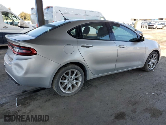 2013 Dodge Dart SXT with VIN 1C3CDFBAXDD292141, listed as a Copart auction lot 49875105 with 124,179 mi miles and Clean Title. Bid and sale history available at carsss.com. Image 3.