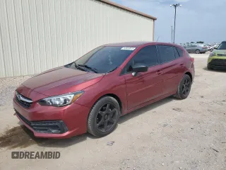 2020 Subaru Impreza with VIN 4S3GTAB69L3733387, listed as a Copart auction lot 53653815 with 38,346 mi miles and Salvage title. Bid and sale history available at DreamBid. Image 1.