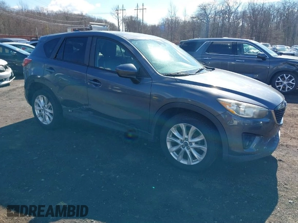 2013 Mazda CX-5 Grand Touring with VIN JM3KE4DE1D0164488, listed as a IAAI auction lot 41683326 with 129,989 mi miles. Bid and sale history available at carsss.com. Image 1.