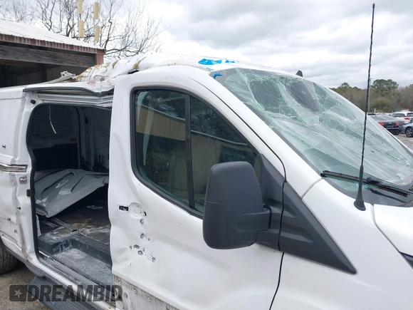 2023 Ford Transit Cargo with VIN 1FTBR1Y85PKA34934, listed as a IAAI auction lot 41768055 with 47,840 mi miles and . Bid and sale history available at DreamBid. Image 6.