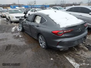2021 Acura TLX w/Technology Package with VIN 19UUB6F40MA002194, listed as a IAAI auction lot 41553613 with 1 mi miles. Bid and sale history available at carsss.com. Image 3.