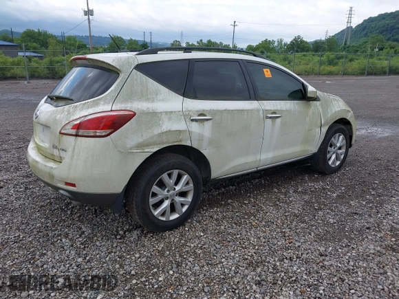2012 Nissan Murano SL с VIN JN8AZ1MW1CW218002, выставлен на аукционе IAAI как лот 42551102 с пробегом 162 524 миль миль и . История ставок и продаж доступна на DreamBid. Изображение 4.