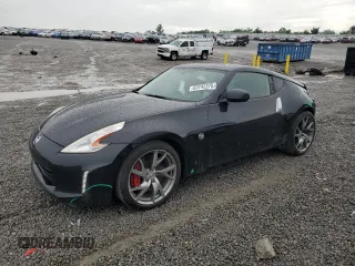 2015 Nissan 370Z Sport with VIN JN1AZ4EH7FM441838, listed as a Copart auction lot 63742375 with Not provided miles and Salvage title. Bid and sale history available at DreamBid. Image 1.