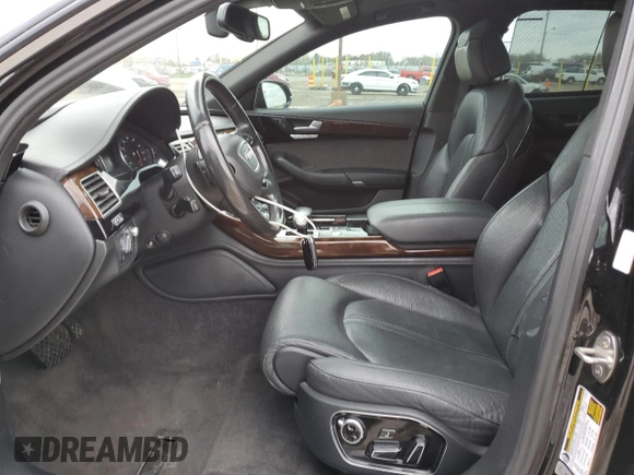 2015 Audi A8 L 3.0T with VIN WAU3GAFD6FN035532, listed as a Copart auction lot 51659145 with 120,516 mi miles and Clean Title. Bid and sale history available at carsss.com. Image 7.