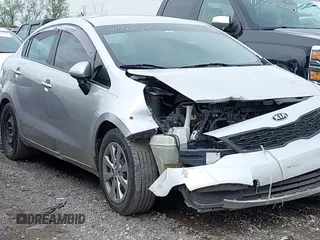 2015 Kia Rio LX with VIN KNADM4A39F6452036, listed as a IAAI auction lot 41516879 with 95,775 mi miles. Bid and sale history available at carsss.com. Image 6.