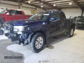 2023 Nissan Frontier S with VIN 1N6ED1CL0PN648535, listed as a Copart auction lot 64853845 with 7,872 mi miles and Salvage title. Bid and sale history available at DreamBid. Image 1.