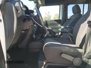 2018 Jeep Wrangler Unlimited Sahara with VIN 1C4BJWEG3JL834357, listed as a Copart auction lot 76314644 with 63,458 mi miles and Non repairable. Bid and sale history available at DreamBid. Image 7.
