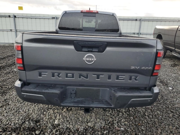 2023 Nissan Frontier SV with VIN 1N6ED1FK4PN631238, listed as a Copart auction lot 43640525 with 26,974 mi miles and Salvage Title. Bid and sale history available at carsss.com. Image 6.