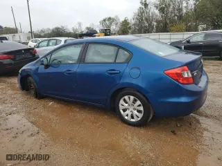 2012 Honda Civic Sdn LX with VIN 19XFB2F59CE069090, listed as a Copart auction lot 49880845 with 117,295 mi miles and Salvage Title. Bid and sale history available at carsss.com. Image 2.
