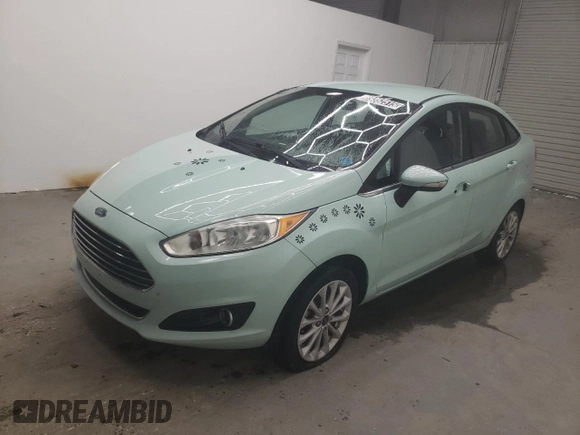 2017 Ford Fiesta Titanium with VIN 3FADP4CJ5HM151052, listed as a Copart auction lot 89352515 with 117,596 mi miles and Clean Title. Bid and sale history available at DreamBid. Image 1.