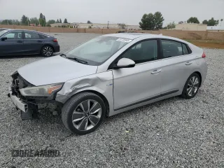 2017 Hyundai Ioniq Limited z VIN KMHC05LC7HU031875, wystawiony jako Copart lot #55135945 z przebiegiem 158 786 mil mil oraz Szkoda całkowita • Salvage title. Historia ofert i sprzedaży dostępna na DreamBid. Obrazek 1.