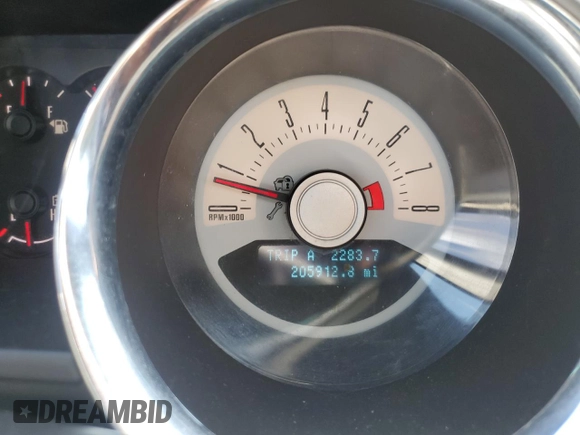 2011 Ford Mustang V6 with VIN 1ZVBP8AM3B5160090, listed as a Copart auction lot 56898605 with 205,912 mi miles and Salvage title. Bid and sale history available at DreamBid. Image 9.
