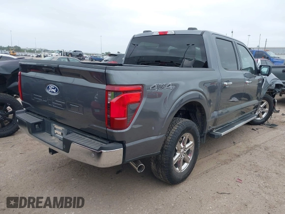 2024 Ford F-150 XLT with VIN 1FTFW3LD8RFA06812, listed as a IAAI auction lot 41958668 with 16,751 mi miles. Bid and sale history available at carsss.com. Image 4.