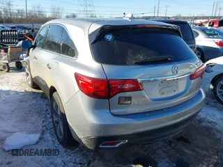 2016 Acura MDX with VIN 5FRYD4H26GB048438, listed as a IAAI auction lot 41315279 with 146,685 mi miles. Bid and sale history available at carsss.com. Image 3.