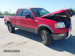 2004 Ford F-150 XLT with VIN 1FTPX14554NB73124, listed as a IAAI auction lot 41987246 with 1 mi miles. Bid and sale history available at carsss.com. Image 1.