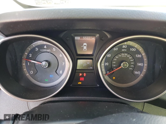 2016 Hyundai Elantra with VIN KMHD35LH3GU303392, listed as a Copart auction lot 80389604 with 55,221 mi miles and Salvage Title. Bid and sale history available at DreamBid. Image 9.