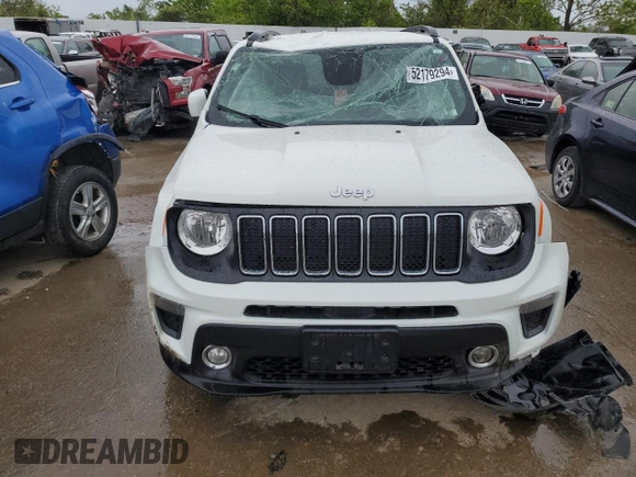 2020 Jeep Renegade Latitude with VIN ZACNJABB9LPL91894, listed as a Copart auction lot 52179294 with 31,227 mi miles and Salvage title. Bid and sale history available at DreamBid. Image 5.