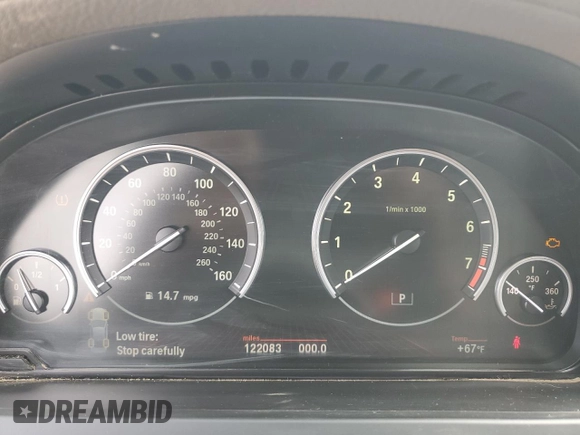 2010 BMW 7 Series 750Li xDrive with VIN WBAKC8C58ACY68671, listed as a Copart auction lot 56703235 with 122,083 mi miles and Salvage title. Bid and sale history available at DreamBid. Image 9.