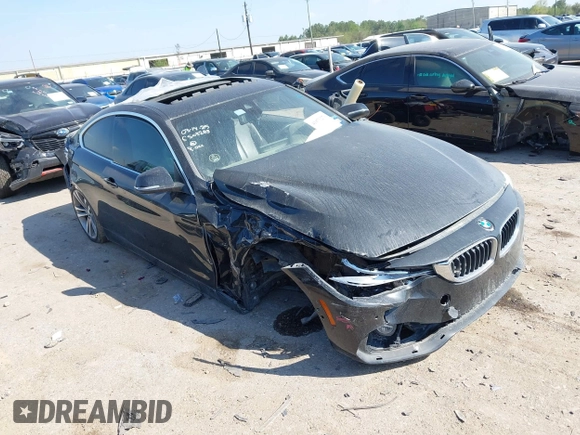 2019 BMW 4 Series 430i with VIN WBA4W3C51KAG91397, listed as a IAAI auction lot 41871270 with 108,701 mi miles and . Bid and sale history available at carsss.com. Image 1.