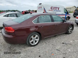 2014 Volkswagen Passat Wolfsburg Edition with VIN 1VWAS7A30EC028920, listed as a Copart auction lot 57174285 with 129,797 mi miles and Salvage title. Bid and sale history available at DreamBid. Image 3.
