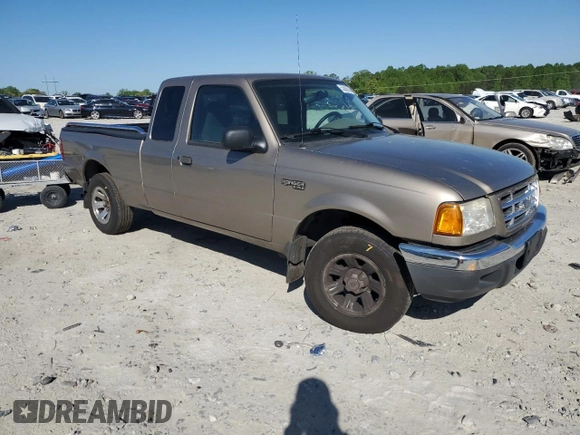 2003 Ford Ranger XL Fleet with VIN 1FTYR44V63PA20836, listed as a Copart auction lot 53003535 with 93,215 mi miles and Salvage Title. Bid and sale history available at carsss.com. Image 4.