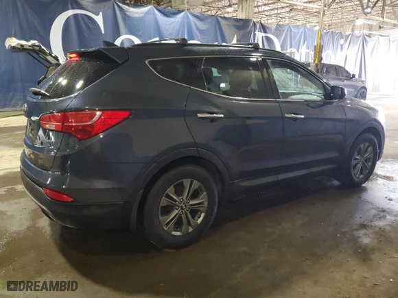 2014 Hyundai Santa Fe Sport with VIN 5XYZU3LBXEG229023, listed as a Copart auction lot 51828395 with 203,233 mi miles and Clean Title. Bid and sale history available at carsss.com. Image 3.