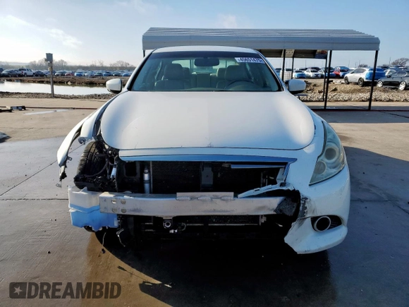 2012 Infiniti G25 Sedan Journey with VIN JN1DV6AP0CM810214, listed as a Copart auction lot 45651475 with 0 mi miles and Salvage Title. Bid and sale history available at carsss.com. Image 5.
