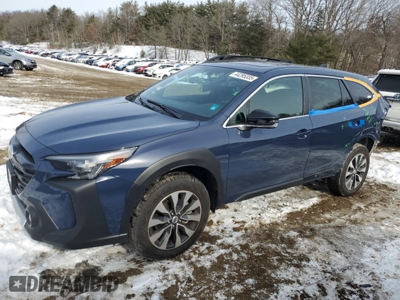 2025 Subaru Outback Limited z VIN 4S4BTANC2S3145420, wystawiony jako Copart lot #44295335 z przebiegiem 2 546 mil mil oraz Szkoda całkowita • Salvage title. Historia ofert i sprzedaży dostępna na DreamBid. Obrazek 1.