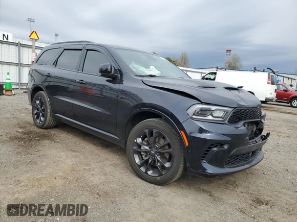 2024 Dodge Durango R/T Plus with VIN 1C4SDJCT4RC222478, listed as a Copart auction lot 52792695 with 18,989 mi miles and Salvage title. Bid and sale history available at DreamBid. Image 4.