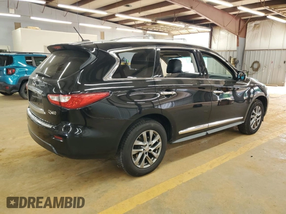 2015 Infiniti QX60 with VIN 5N1AL0MM8FC534228, listed as a Copart auction lot 59407765 with 165,761 mi miles and Salvage title. Bid and sale history available at DreamBid. Image 3.