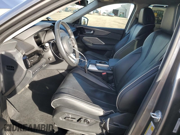 2023 Acura MDX w/Advance Package with VIN 5J8YE1H82PL024069, listed as a Copart auction lot 86556144 with 13,836 mi miles and Salvage Title. Bid and sale history available at carsss.com. Image 7.