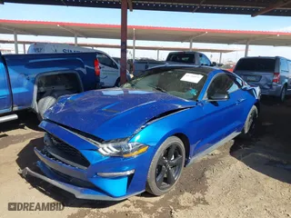 2022 Ford Mustang EcoBoost with VIN 1FA6P8TH5N5140485, listed as a IAAI auction lot 41744879 with 25,348 mi miles. Bid and sale history available at carsss.com. Image 2.