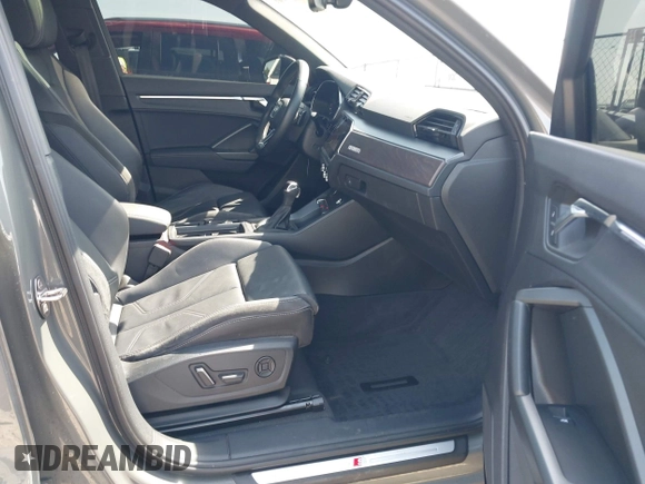 2022 Audi Q3 S line Premium Plus with VIN WA1EECF32N1040652, listed as a IAAI auction lot 42140861 with 43,452 mi miles and . Bid and sale history available at DreamBid. Image 5.