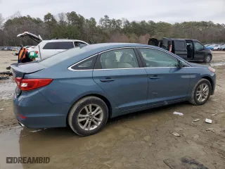 2017 Hyundai Sonata 2.4L with VIN 5NPE24AFXHH556986, listed as a Copart auction lot 46777365 with 64,796 mi miles and Salvage Title. Bid and sale history available at carsss.com. Image 3.
