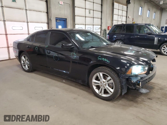 2012 Dodge Charger SXT with VIN 2C3CDXJG7CH183911, listed as a Copart auction lot 87046974 with 165,958 mi miles and Salvage Title. Bid and sale history available at carsss.com. Image 4.