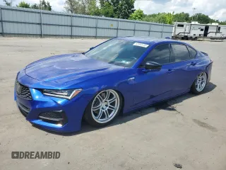 2021 Acura TLX w/A-Spec Package с VIN 19UUB5F58MA008067, выставлен на аукционе Copart как лот 62893135 с пробегом 36 796 миль миль и Списание • Salvage title. История ставок и продаж доступна на DreamBid. Изображение 1.