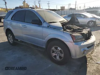 2005 Kia Sorento LX with VIN KNDJD733055363741, listed as a Copart auction lot 88302565 with 0 mi miles and Salvage Title. Bid and sale history available at carsss.com. Image 4.