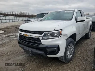 2021 Chevrolet Colorado 4WD LT with VIN 1GCHTCEA6M1250050, listed as a Copart auction lot 83065014 with 96,417 mi miles and Clean Title. Bid and sale history available at carsss.com. Image 1.