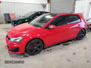 2016 Volkswagen Golf GTI SE with VIN 3VW4T7AU9GM001381, listed as a Copart auction lot 85039064 with 70,395 mi miles and Salvage Title. Bid and sale history available at carsss.com. Image 1.