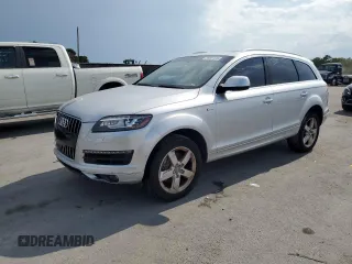 2015 Audi Q7 Premium Plus with VIN WA1LGAFEXFD027316, listed as a Copart auction lot 56501475 with 96,653 mi miles and Clean Title. Bid and sale history available at DreamBid. Image 1.
