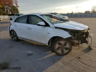 2020 Hyundai Ioniq Hybrid Limited with VIN KMHC05LC5LU240718, listed as a Copart auction lot 79533604 with 0 mi miles and Salvage Title. Bid and sale history available at carsss.com. Image 4.