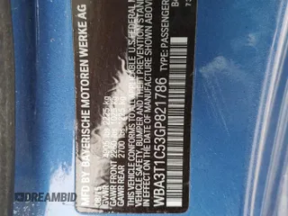 2016 BMW 4 Series 428i xDrive z VIN WBA3T1C53GP821786, wystawiony jako Copart lot #41824555 z przebiegiem Nie podano mil oraz Szkoda całkowita • Salvage title. Historia ofert i sprzedaży dostępna na DreamBid. Obrazek 13.