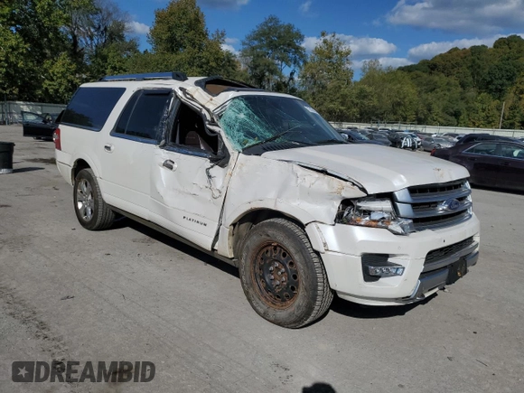 2016 Ford Expedition EL Platinum with VIN 1FMJK1MT9GEF56891, listed as a Copart auction lot 72453434 with 111,332 mi miles and Salvage Title. Bid and sale history available at carsss.com. Image 4.