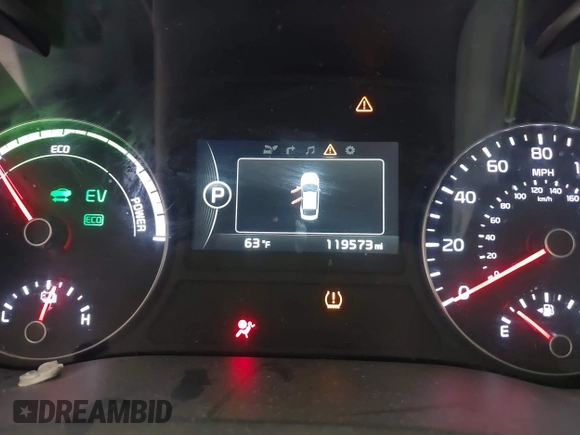 2017 Kia Optima EX with VIN KNAGU4LE5H5016627, listed as a IAAI auction lot 42055983 with 119,573 mi miles and . Bid and sale history available at DreamBid. Image 7.